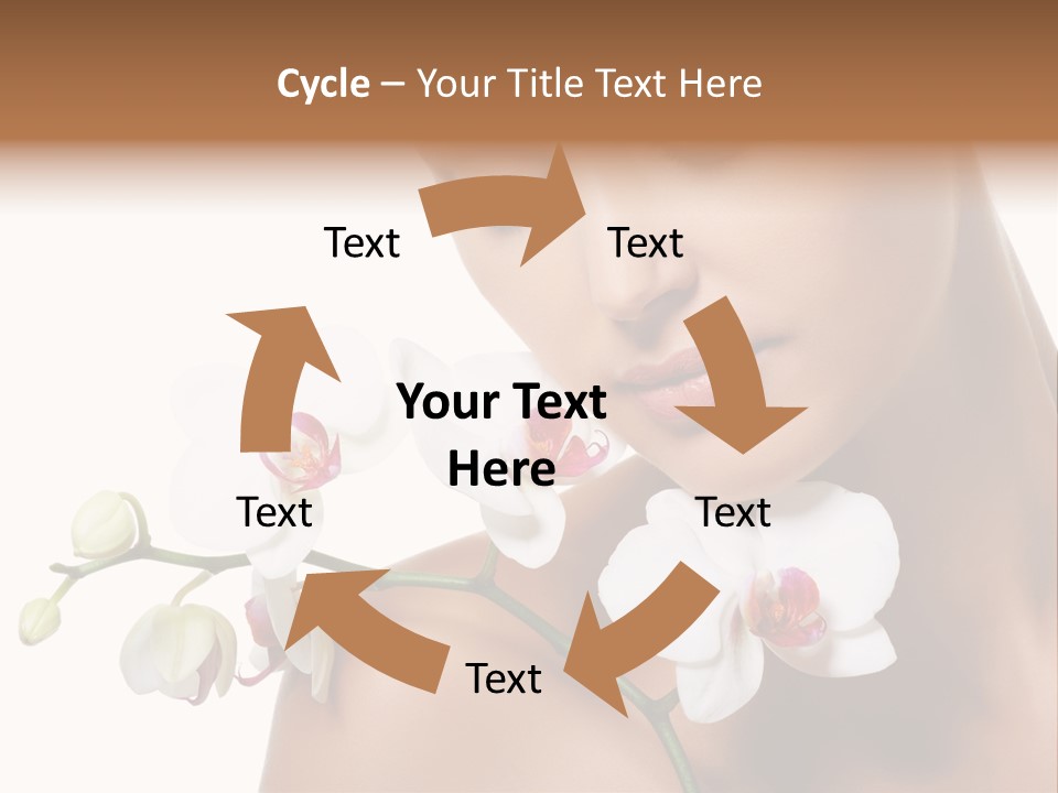 Care Smile Close Up PowerPoint Template
