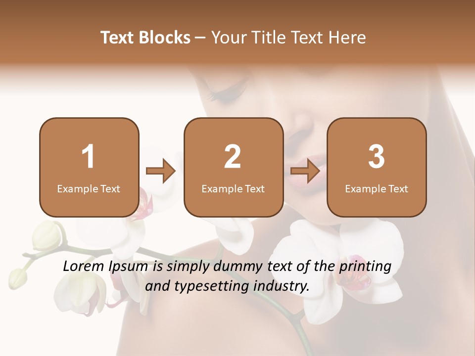 Care Smile Close Up PowerPoint Template