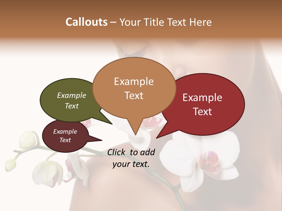 Care Smile Close Up PowerPoint Template