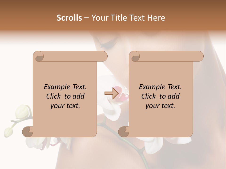 Care Smile Close Up PowerPoint Template
