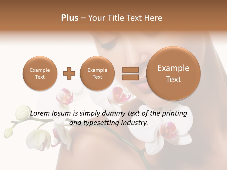 Care Smile Close Up PowerPoint Template