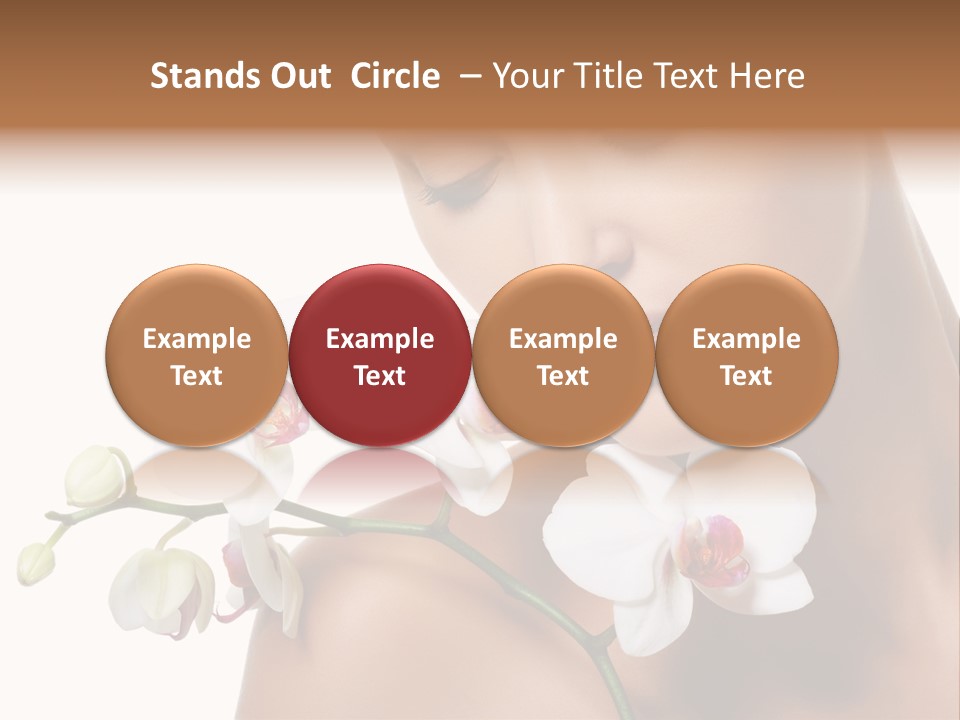 Care Smile Close Up PowerPoint Template
