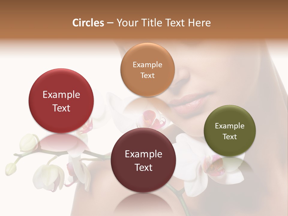 Care Smile Close Up PowerPoint Template