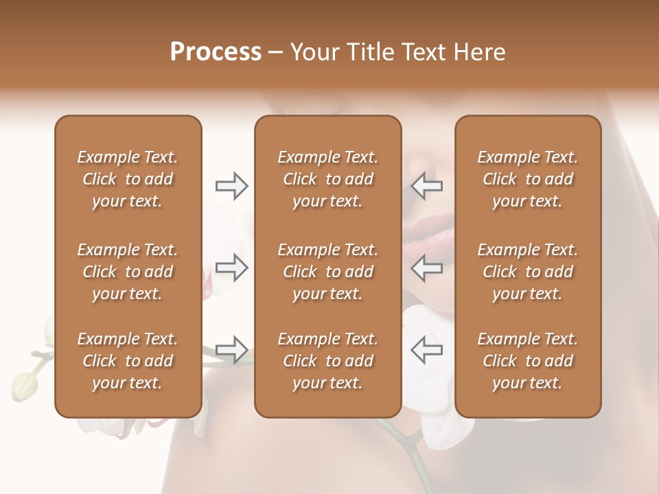 Care Smile Close Up PowerPoint Template