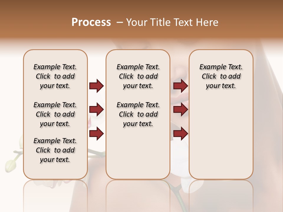Care Smile Close Up PowerPoint Template