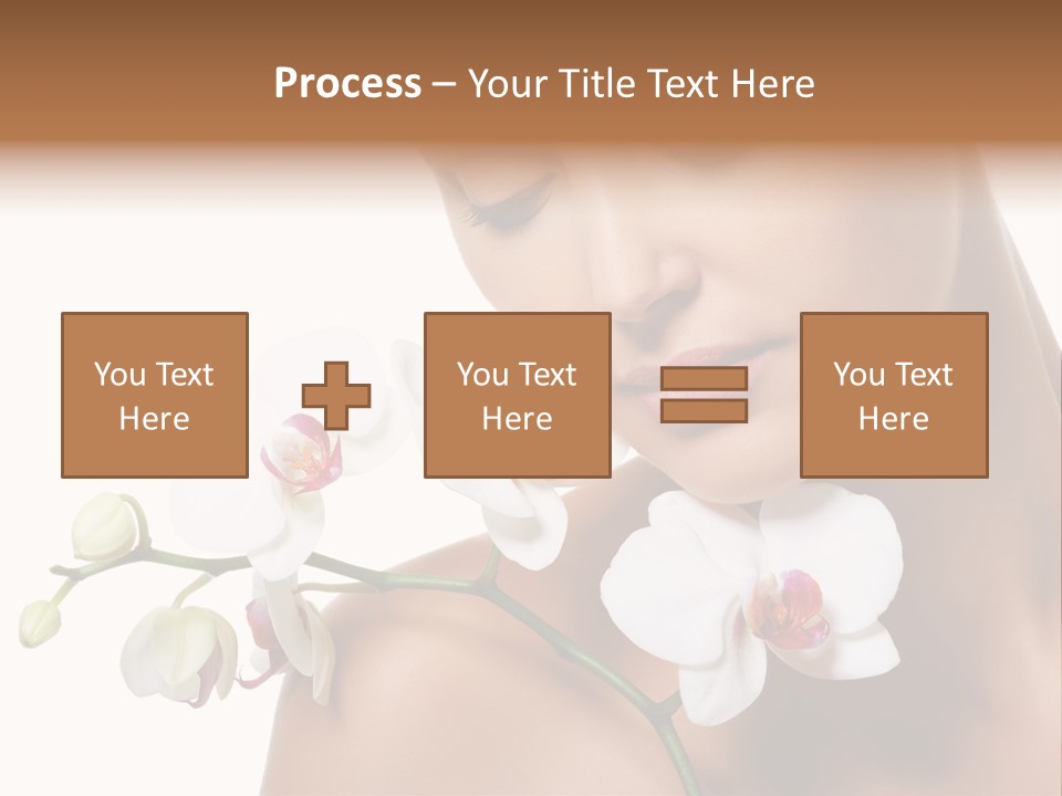 Care Smile Close Up PowerPoint Template