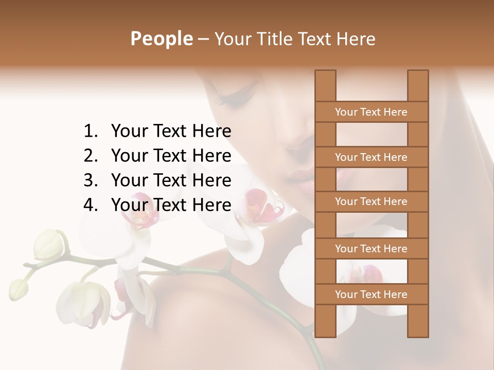 Care Smile Close Up PowerPoint Template