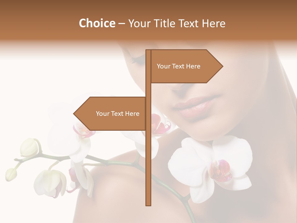 Care Smile Close Up PowerPoint Template