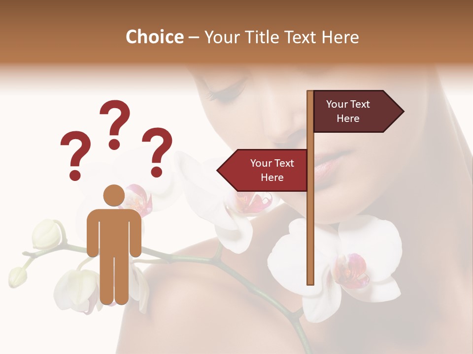Care Smile Close Up PowerPoint Template