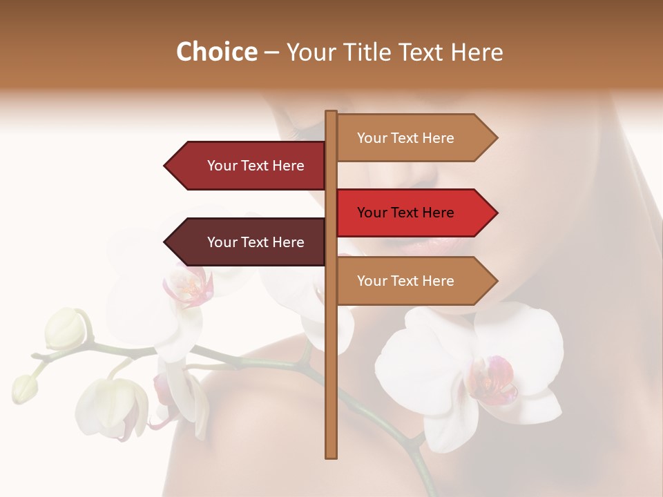 Care Smile Close Up PowerPoint Template