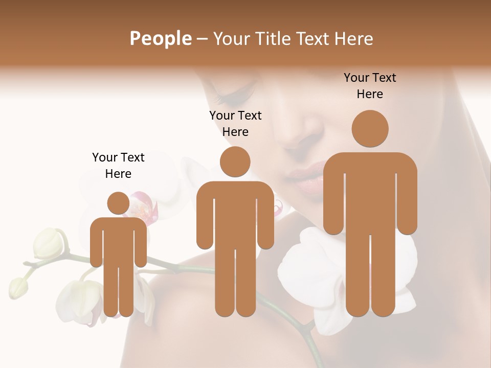 Care Smile Close Up PowerPoint Template