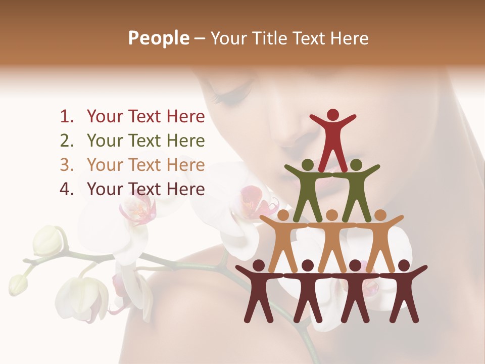 Care Smile Close Up PowerPoint Template