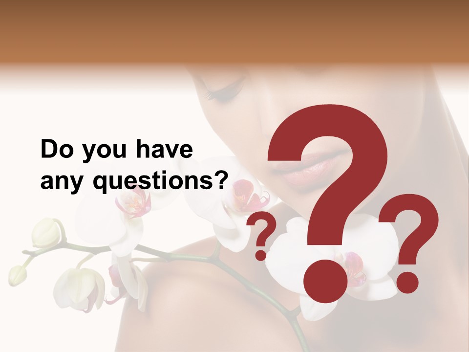 Care Smile Close Up PowerPoint Template