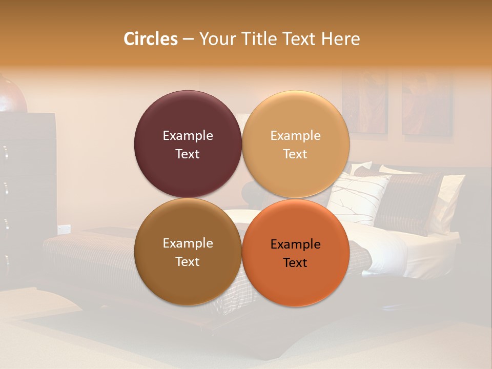 Blanket Furniture House PowerPoint Template