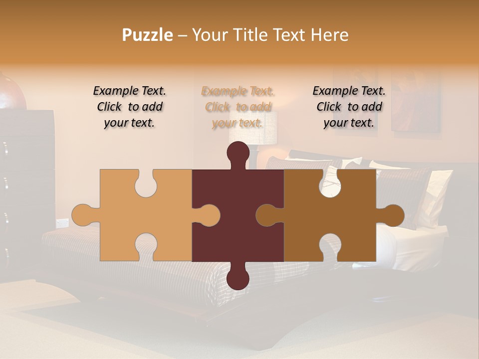 Blanket Furniture House PowerPoint Template