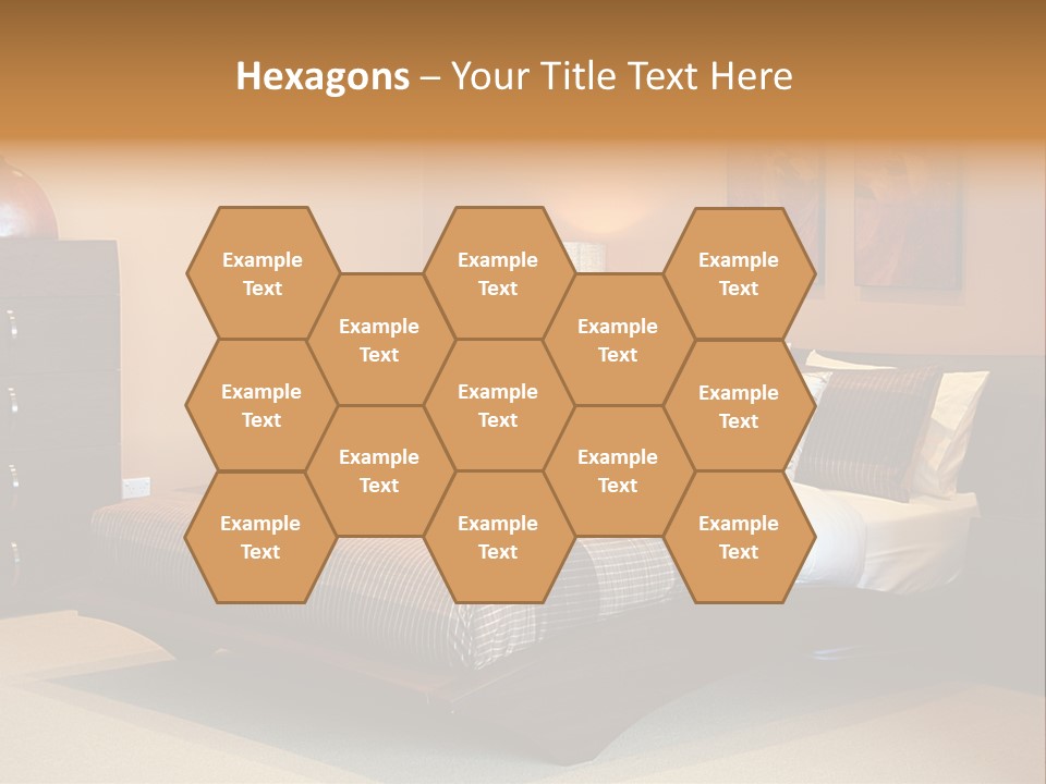 Blanket Furniture House PowerPoint Template