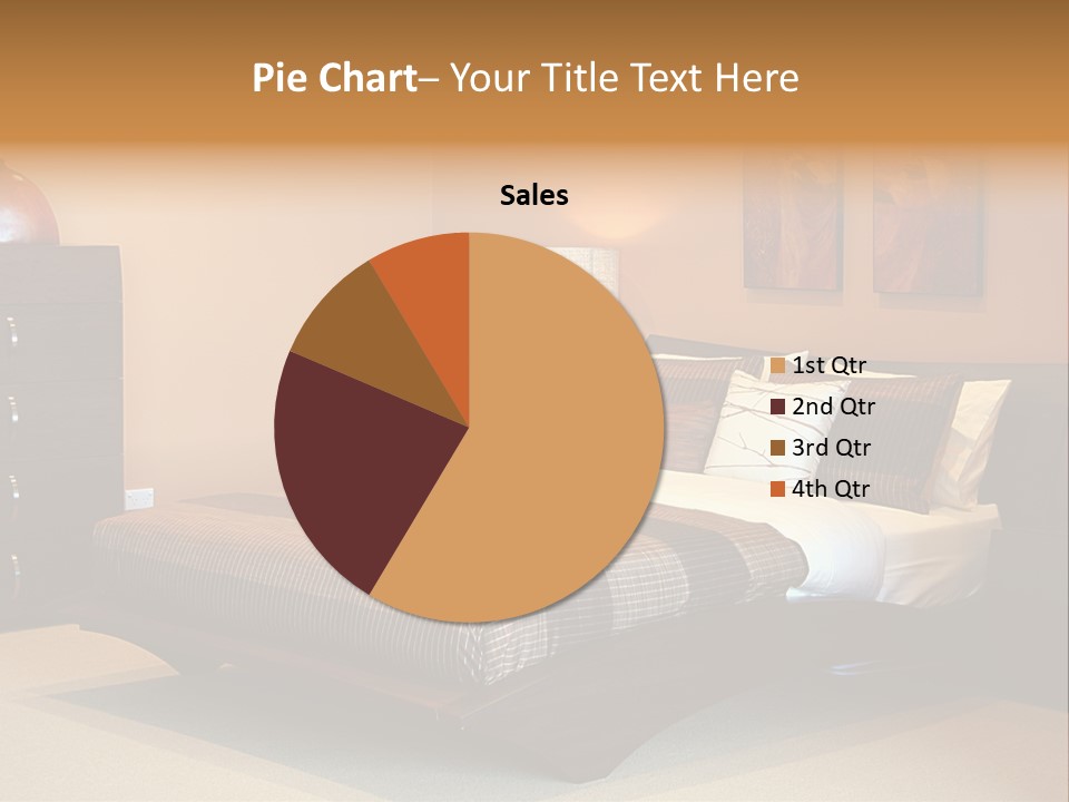 Blanket Furniture House PowerPoint Template