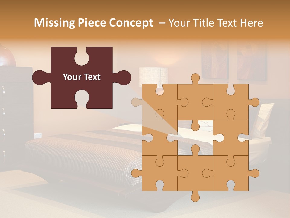 Blanket Furniture House PowerPoint Template