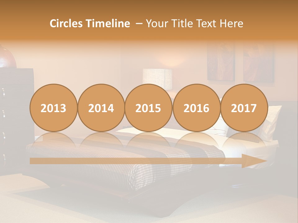 Blanket Furniture House PowerPoint Template