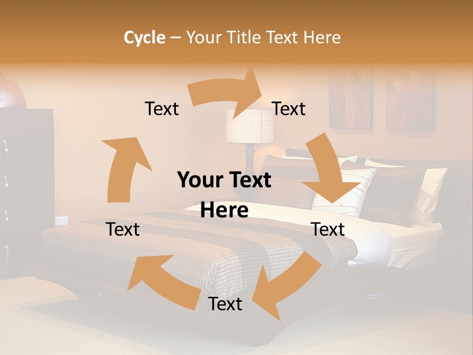 Blanket Furniture House PowerPoint Template