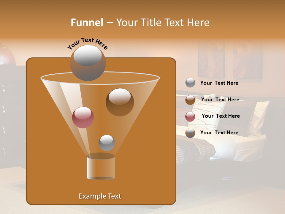 Blanket Furniture House PowerPoint Template