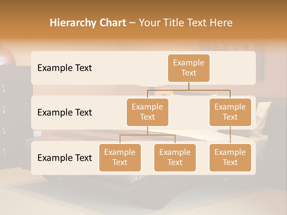Blanket Furniture House PowerPoint Template