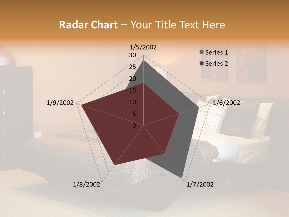 Blanket Furniture House PowerPoint Template