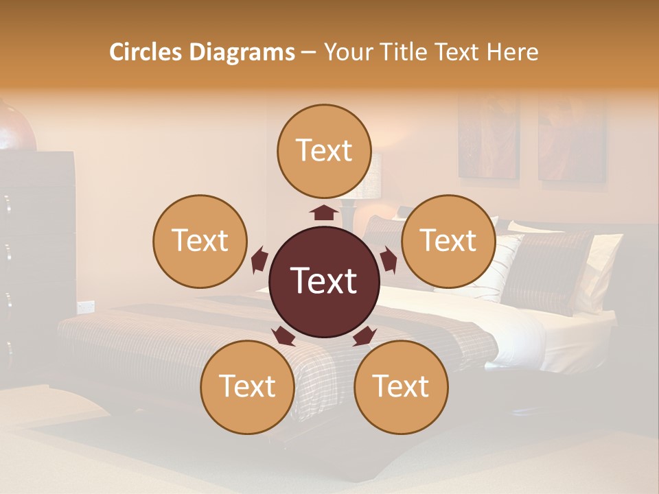 Blanket Furniture House PowerPoint Template