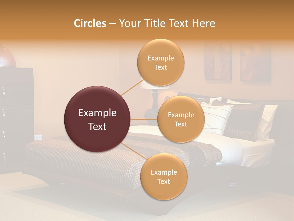 Blanket Furniture House PowerPoint Template