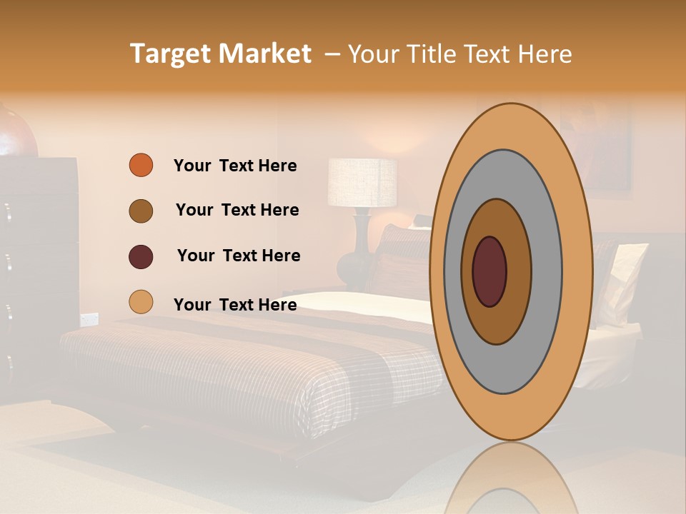 Blanket Furniture House PowerPoint Template