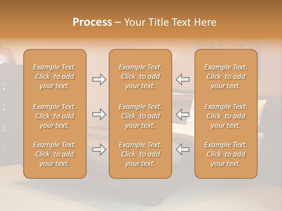Blanket Furniture House PowerPoint Template