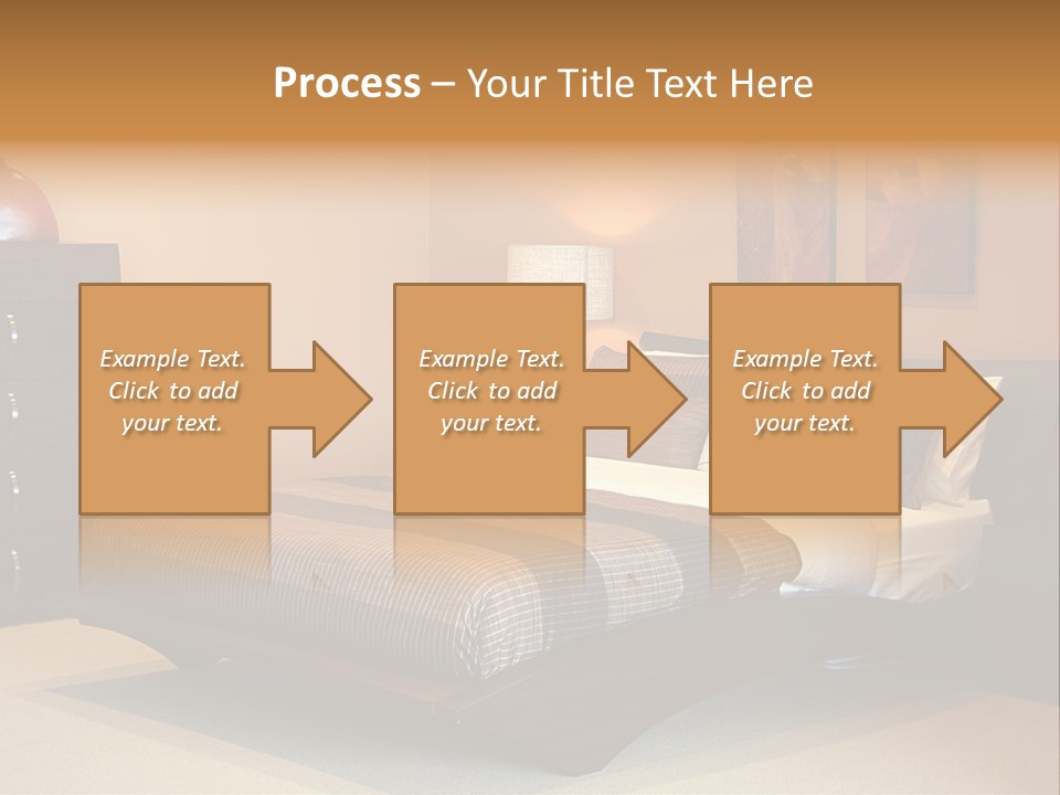 Blanket Furniture House PowerPoint Template