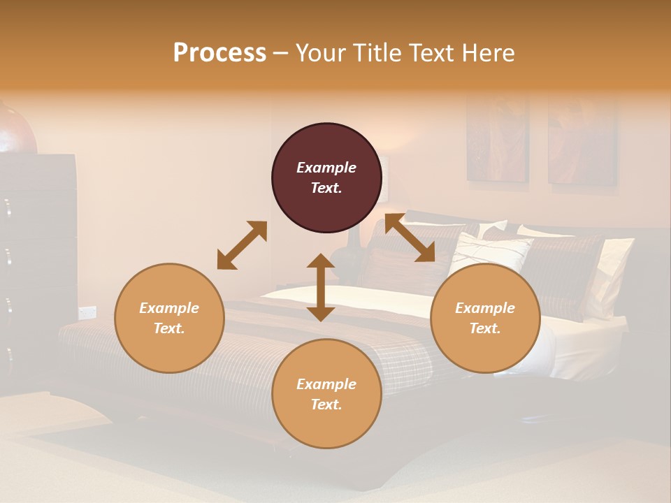 Blanket Furniture House PowerPoint Template