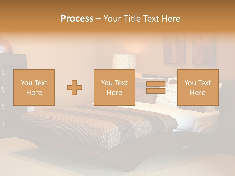 Blanket Furniture House PowerPoint Template
