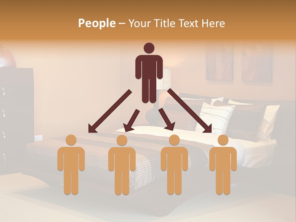 Blanket Furniture House PowerPoint Template