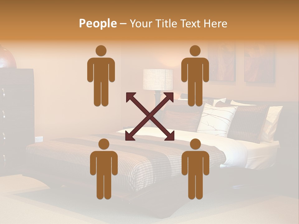 Blanket Furniture House PowerPoint Template