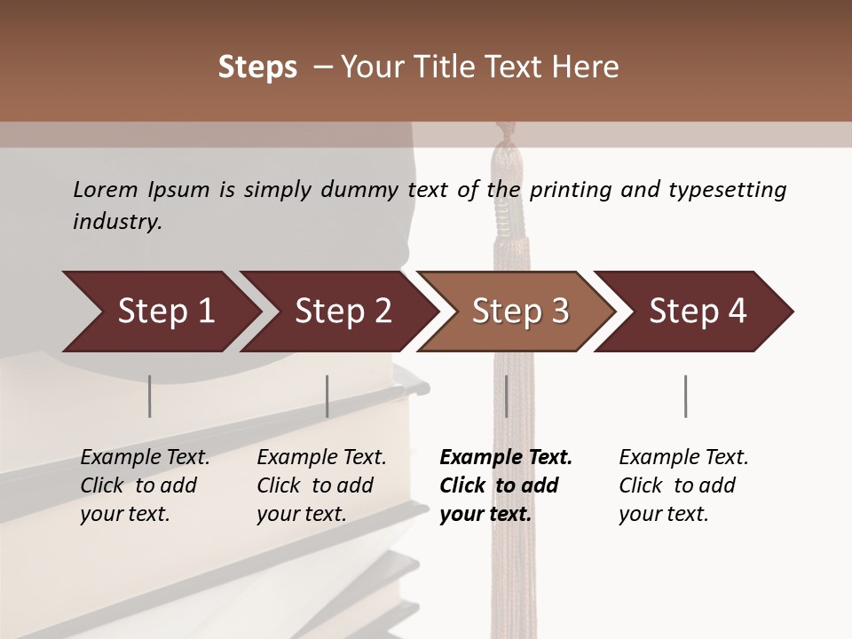 Object Reading Commencement PowerPoint Template