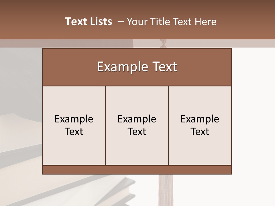 Object Reading Commencement PowerPoint Template