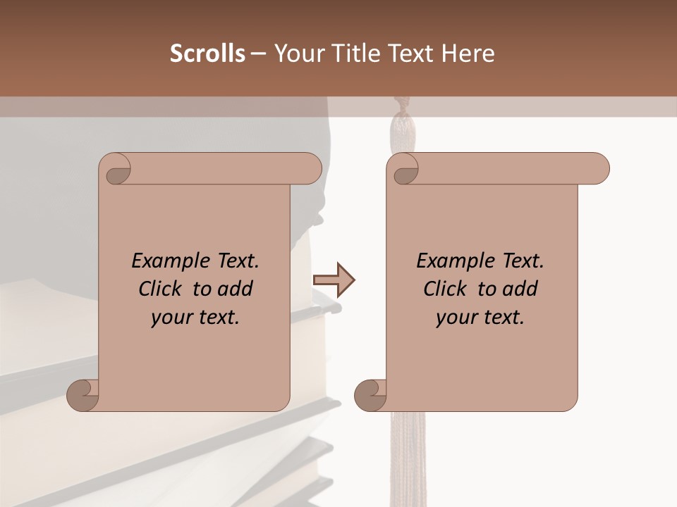 Object Reading Commencement PowerPoint Template
