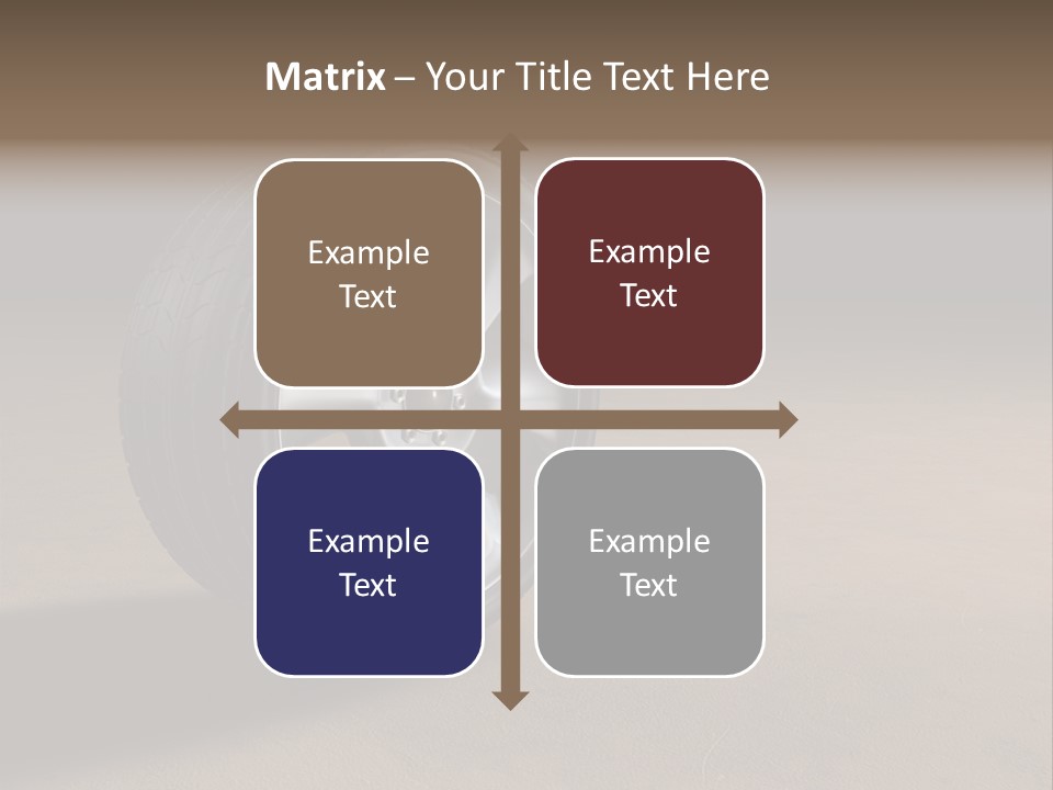 Rubber Alloy Tread PowerPoint Template