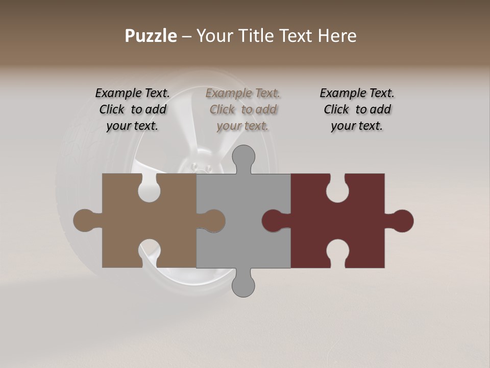 Rubber Alloy Tread PowerPoint Template