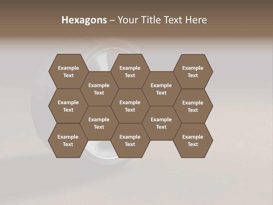 Rubber Alloy Tread PowerPoint Template