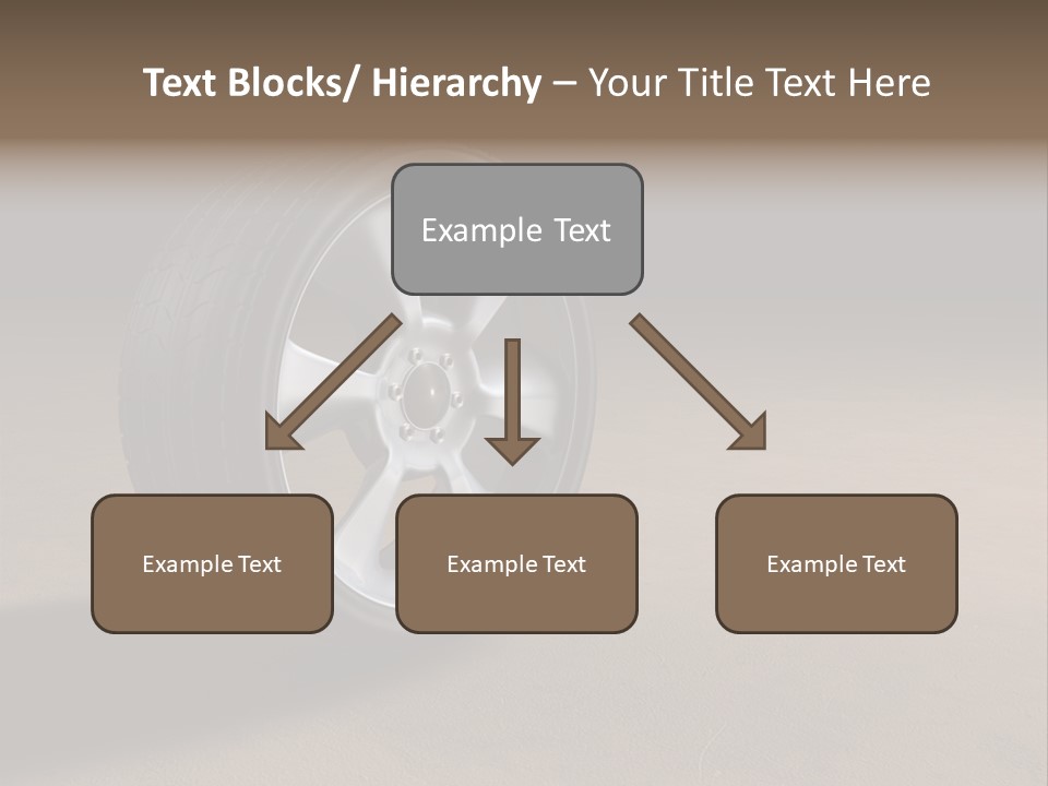 Rubber Alloy Tread PowerPoint Template