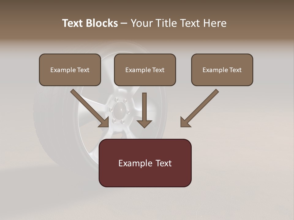 Rubber Alloy Tread PowerPoint Template