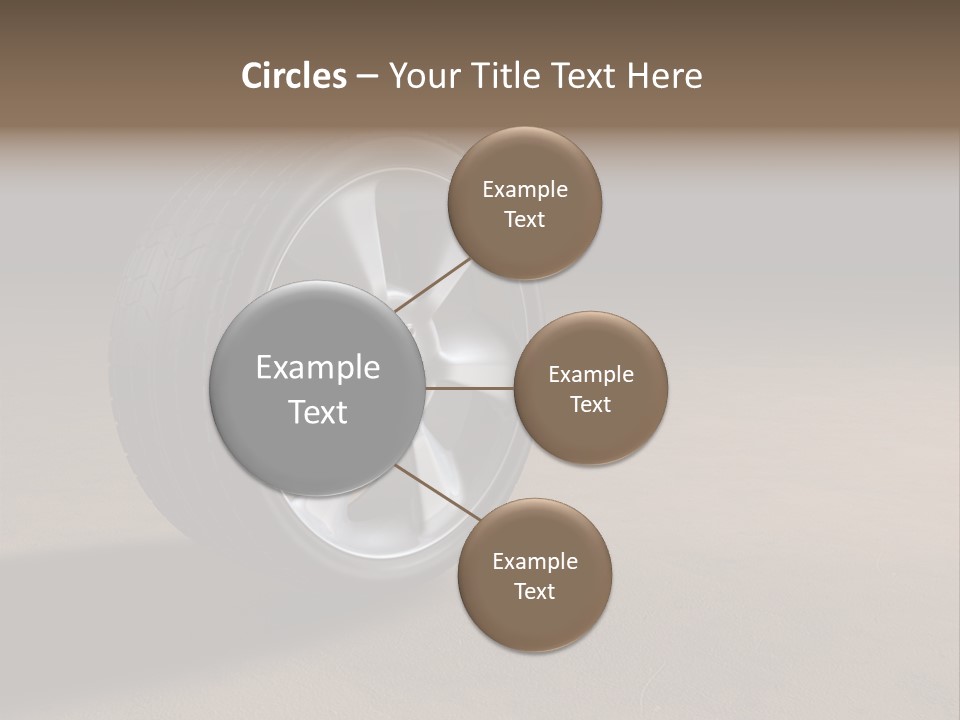 Rubber Alloy Tread PowerPoint Template