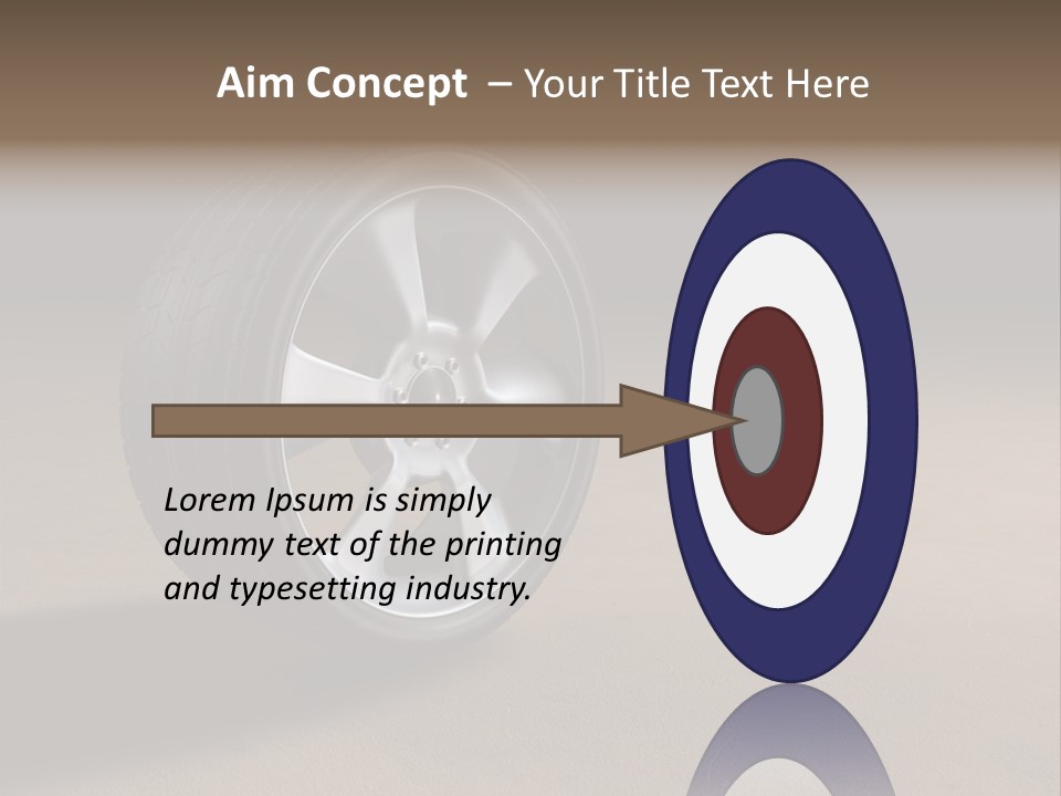 Rubber Alloy Tread PowerPoint Template