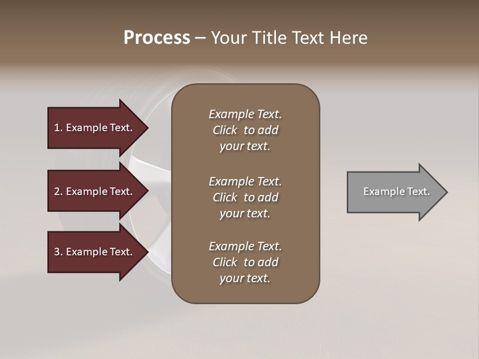 Rubber Alloy Tread PowerPoint Template