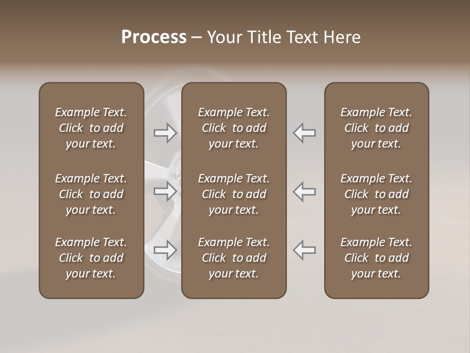 Rubber Alloy Tread PowerPoint Template