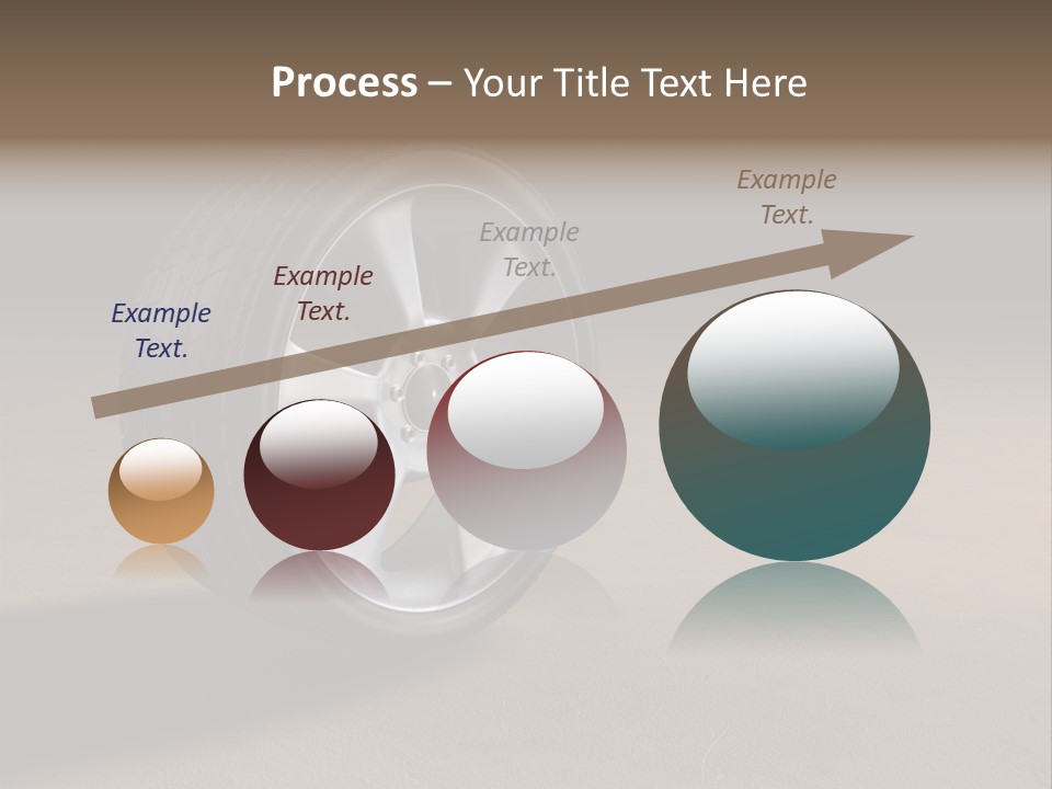 Rubber Alloy Tread PowerPoint Template