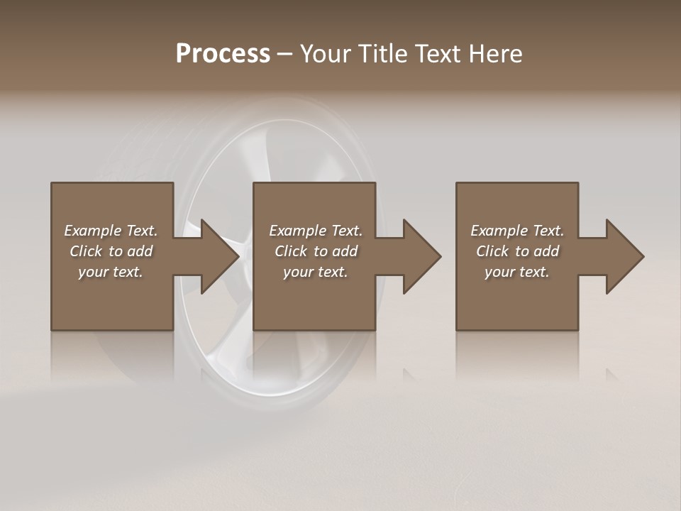 Rubber Alloy Tread PowerPoint Template